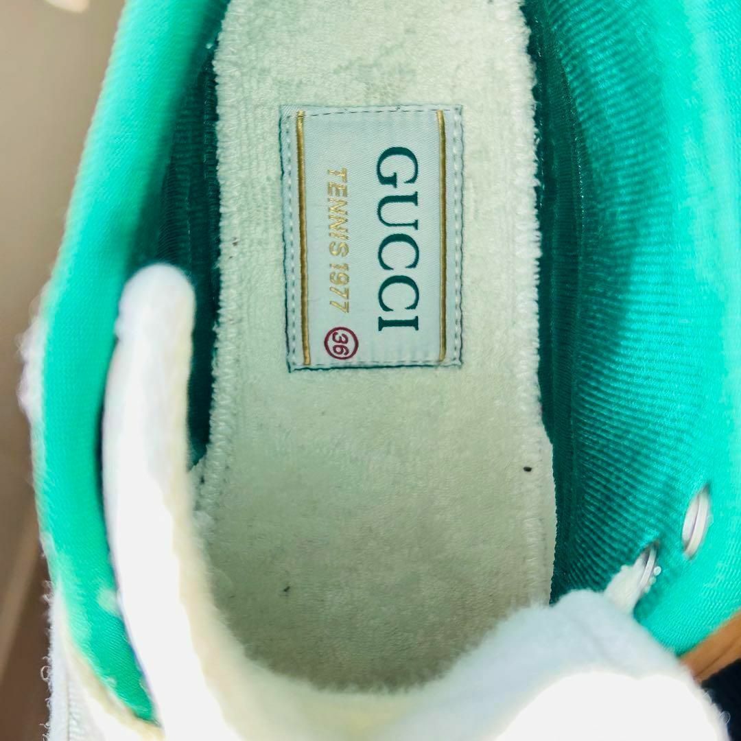 Gucci(グッチ)の【極美品】GUCCI グッチ　リバティ ハイカットスニーカー36サイズ レディースの靴/シューズ(スニーカー)の商品写真