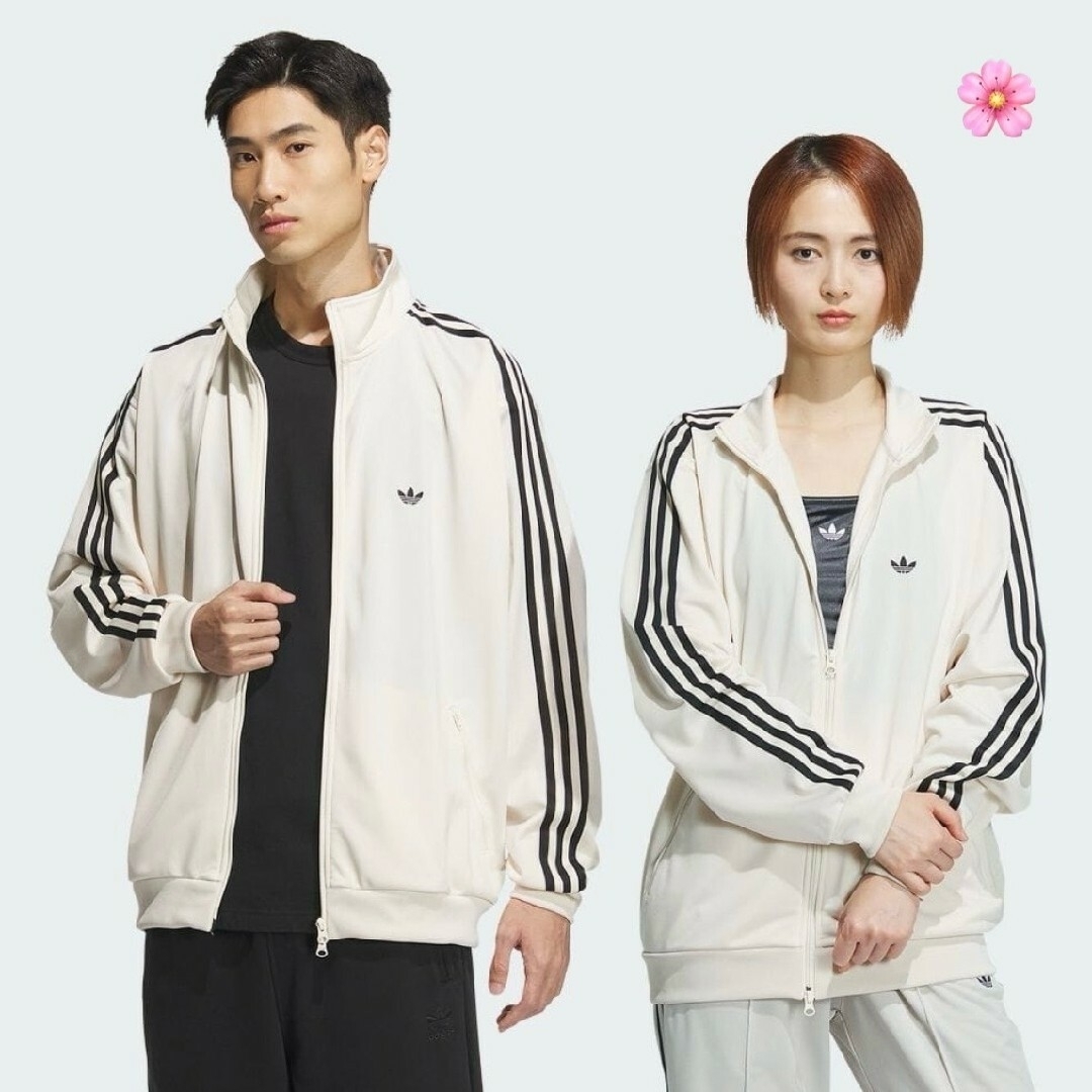 Originals（adidas）(オリジナルス)の国内正規品 Mサイズ 別注 ホワイト×ブラック アディダス トラックジャケット メンズのトップス(ジャージ)の商品写真