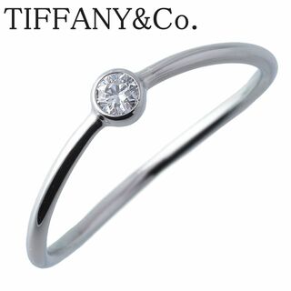 ティファニー(Tiffany & Co.)のティファニー ダイヤ リング ウェーブ シングルロウ 10.5号 PT950 新品仕上げ済 TIFFANY【16520】(リング(指輪))