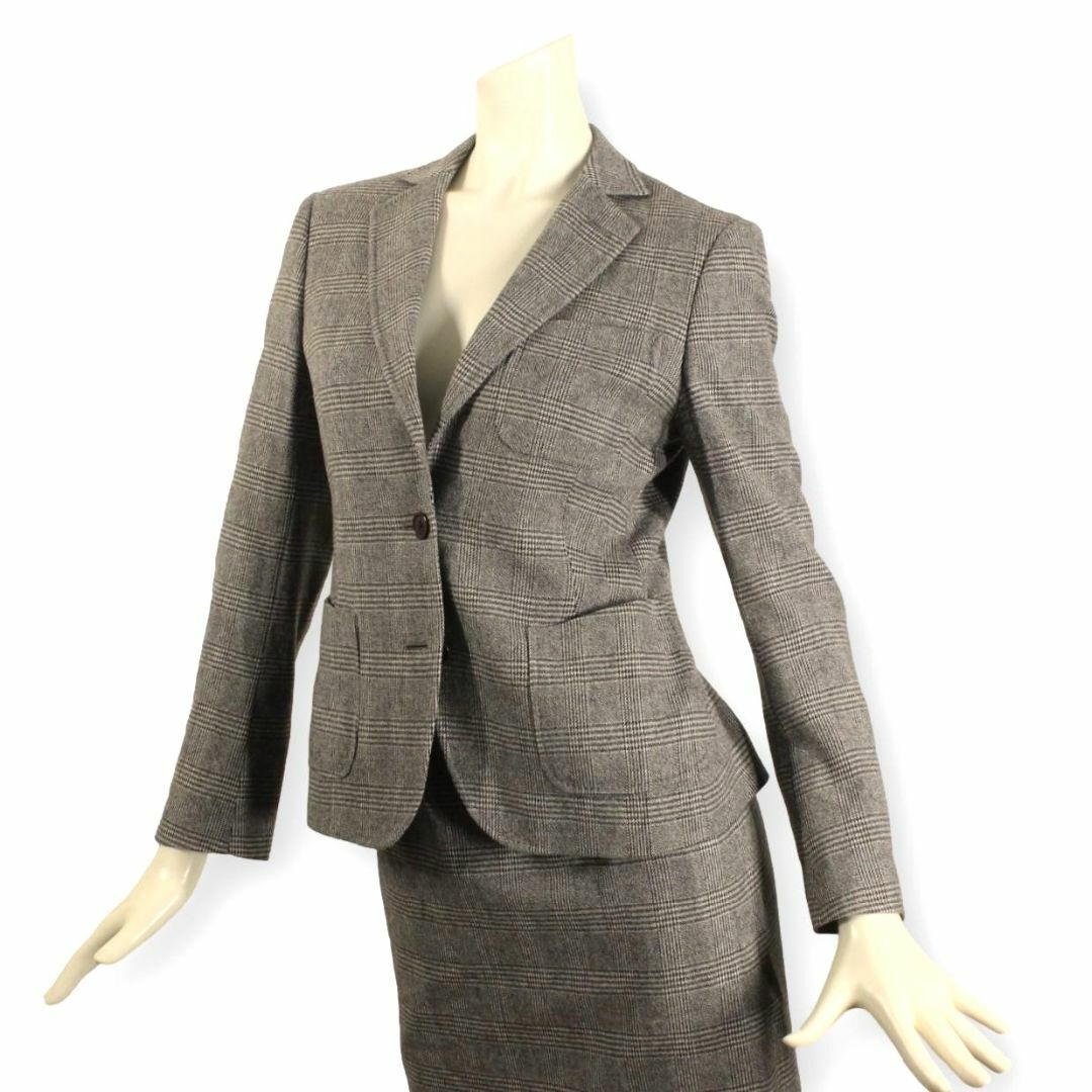 THE SUIT COMPANY(スーツカンパニー)の14【美品】ザ スーツカンパニー シー スカートスーツ 上38下36 M 秋冬 レディースのフォーマル/ドレス(スーツ)の商品写真