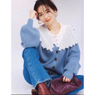 JUSGLITTY - 新品 JUSGLITTY 《美香さんコラボ》ダブル釦ジレ ブラック