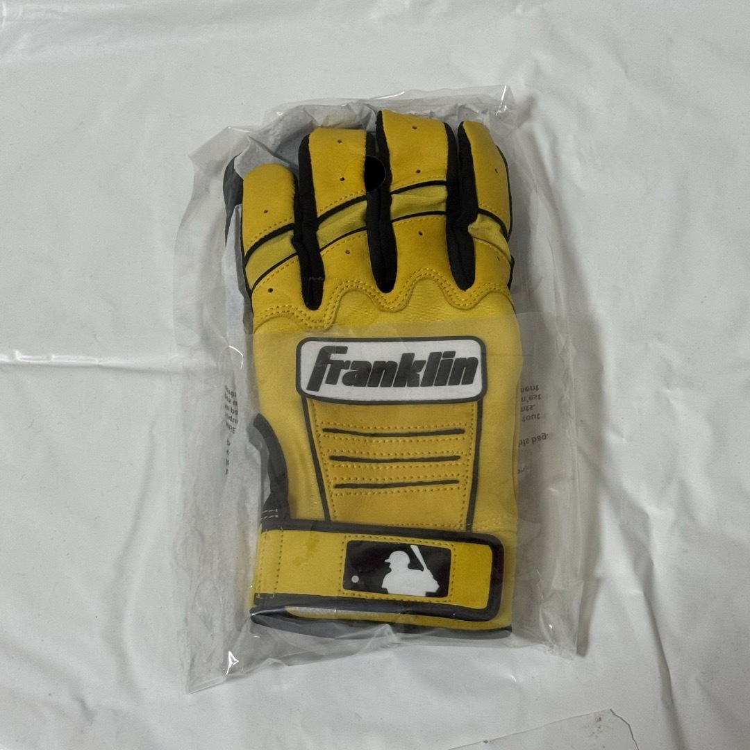 FRANKLYN(フランクリン)のFranklin Custom CFX Pro 黄色× 黒色 Sサイズ バッテ スポーツ/アウトドアの野球(グローブ)の商品写真