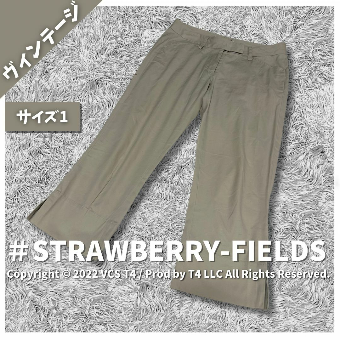 STRAWBERRY-FIELDS(ストロベリーフィールズ)の【ヴィンテージ】ストロベリーフィールズ カジュアルパンツ S 春夏 ✓3797 レディースのパンツ(その他)の商品写真