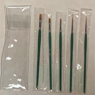 トールペイント　筆　5本セット　新品未使用(絵筆)