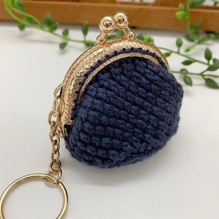 がま口 キーホルダー  ハンドメイド 財布 小銭入れ 可愛い 小物入れ ポーチ (コインケース/小銭入れ)