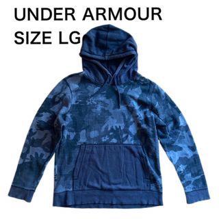 アンダーアーマー(UNDER ARMOUR)のUNDER ARMOURアンダーアーマー パーカー トレーニング 迷彩ブラックL(パーカー)