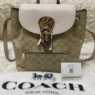 コーチ(COACH)のコーチ リュック バックパック モノグラム CA426  パイソン バッグ(リュック/バックパック)