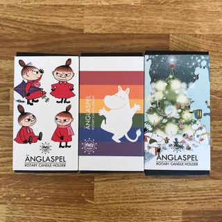 ムーミン(MOOMIN)のプルートプロダクト ムーミン リトルミイ キャンドルホルダー ゴールド3点セット(アロマ/キャンドル)