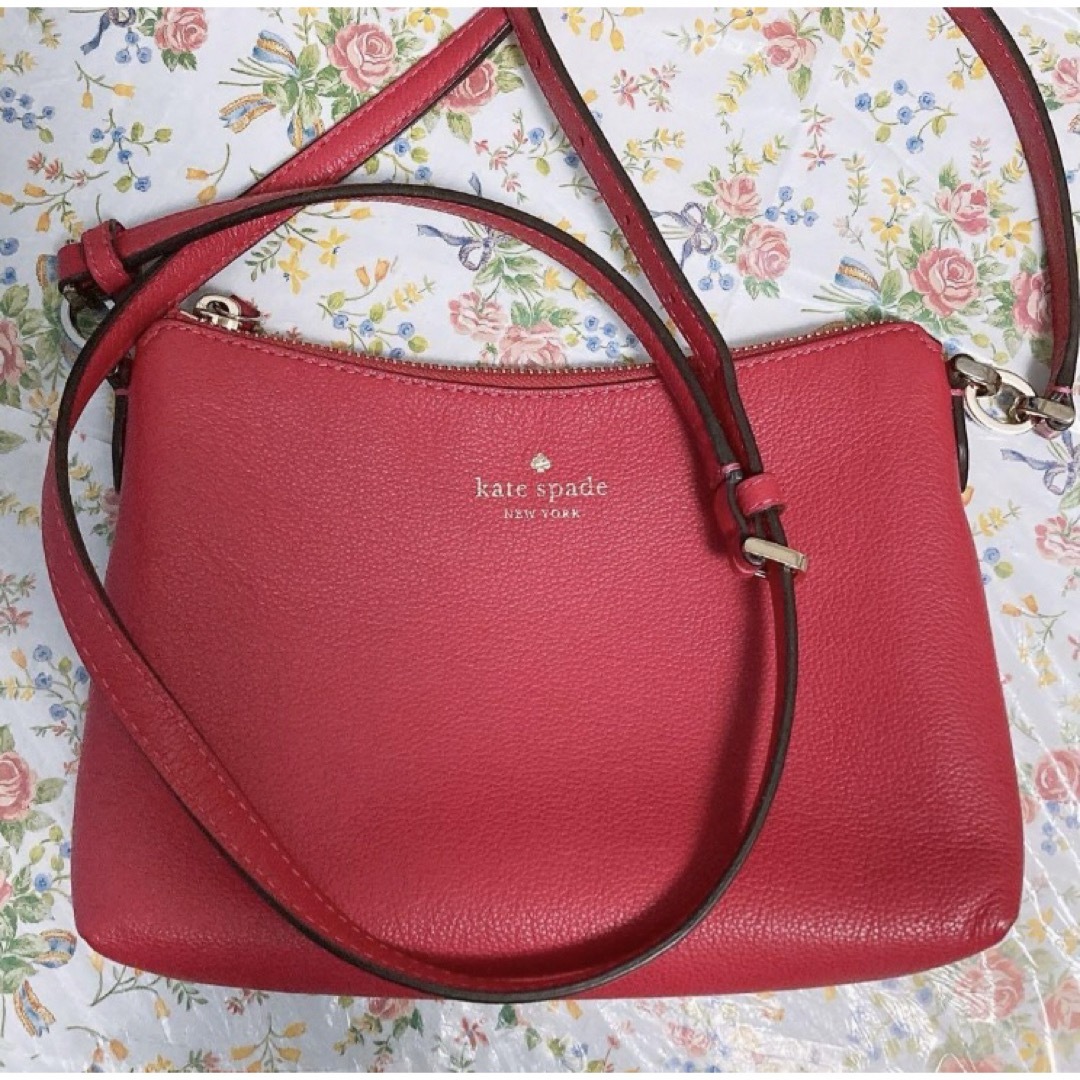 kate spade new york(ケイトスペードニューヨーク)のkatespade バック　極美品　鞄　ケイトスペード　ピンク レディースのバッグ(ショルダーバッグ)の商品写真