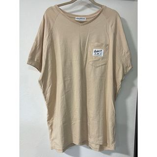 ロデオクラウンズ(RODEO CROWNS)の【匿名配送】RODEO CROWNS バックプリント半袖T Vネックフリーサイズ(Tシャツ(半袖/袖なし))