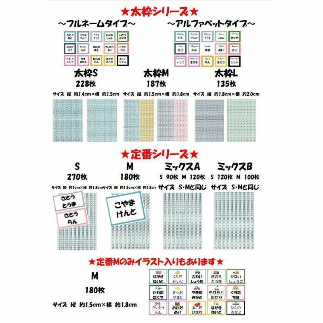 ゼッケン　お名前　アイロン不要　アイロン接着　体操服　紅白帽　ユニフォーム　水着 ハンドメイドのキッズ/ベビー(ネームタグ)の商品写真