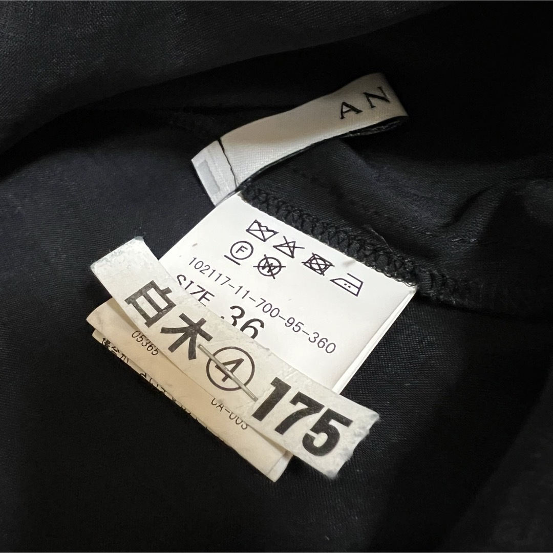 ANAYI(アナイ)の美品✨ ANAYI バイカラーペイズリーロングスカート　ブラック　36 レディースのスカート(ロングスカート)の商品写真