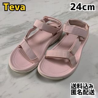 テバ(Teva)のTeva テバ レディースサンダル 24cm ピンク(サンダル)