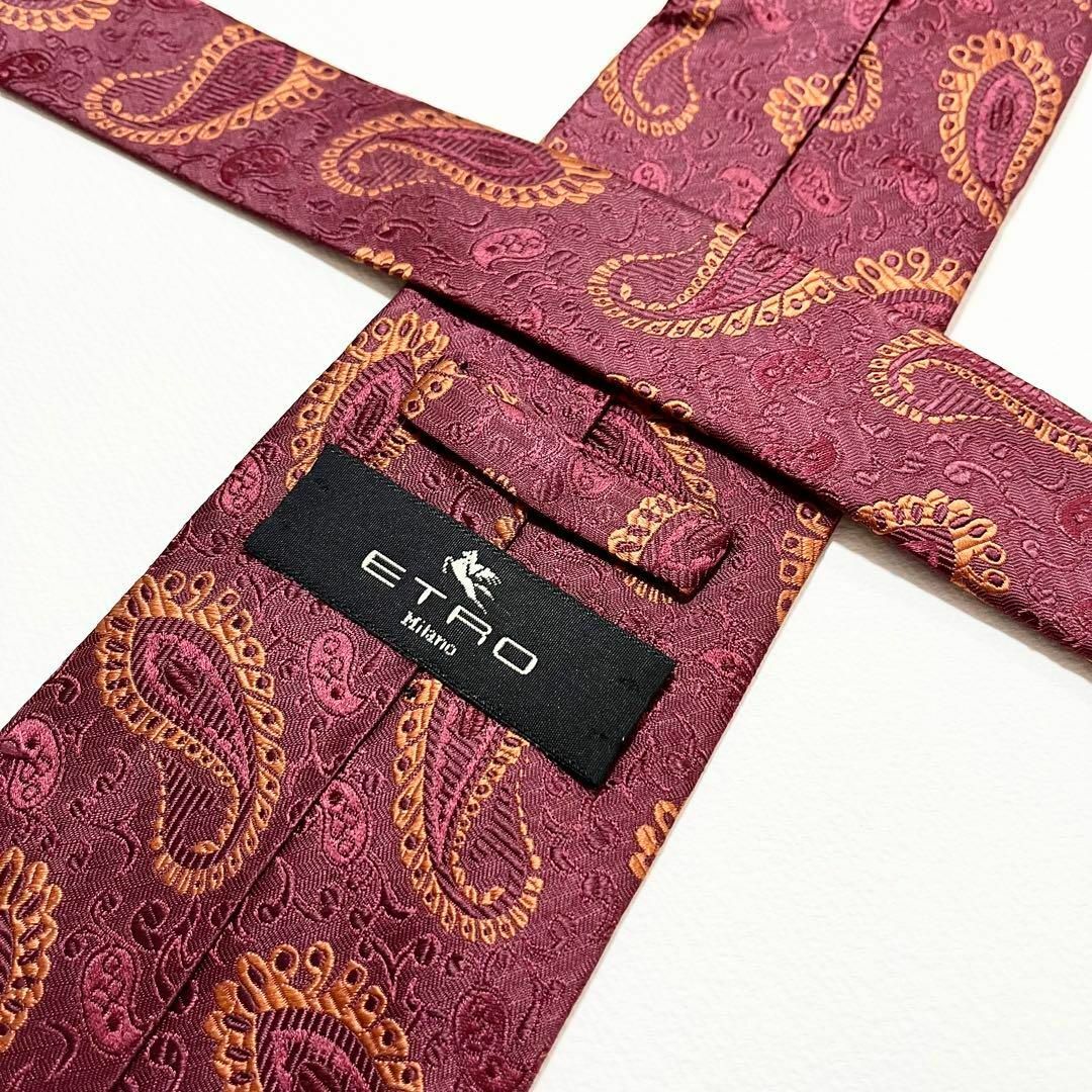 ETRO(エトロ)の【美品】エトロ ネクタイ ペイズリー柄 ジャカード織 シルク イタリア製 メンズのファッション小物(ネクタイ)の商品写真