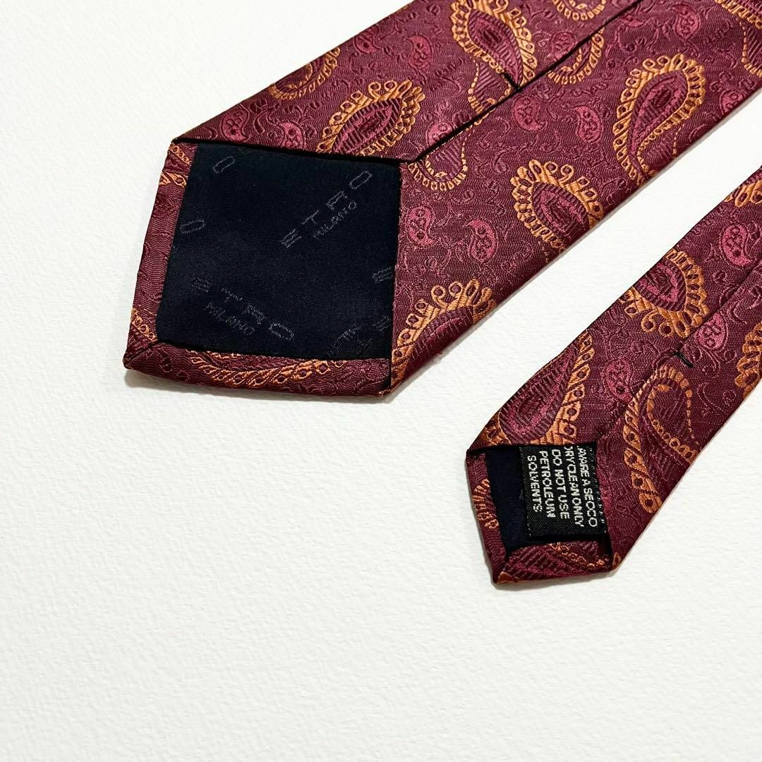 ETRO(エトロ)の【美品】エトロ ネクタイ ペイズリー柄 ジャカード織 シルク イタリア製 メンズのファッション小物(ネクタイ)の商品写真