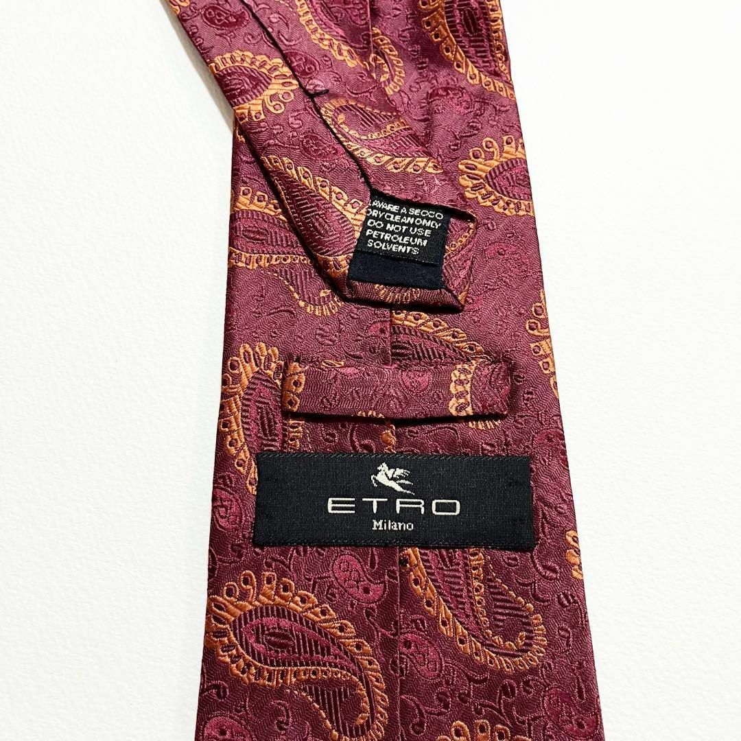 ETRO(エトロ)の【美品】エトロ ネクタイ ペイズリー柄 ジャカード織 シルク イタリア製 メンズのファッション小物(ネクタイ)の商品写真