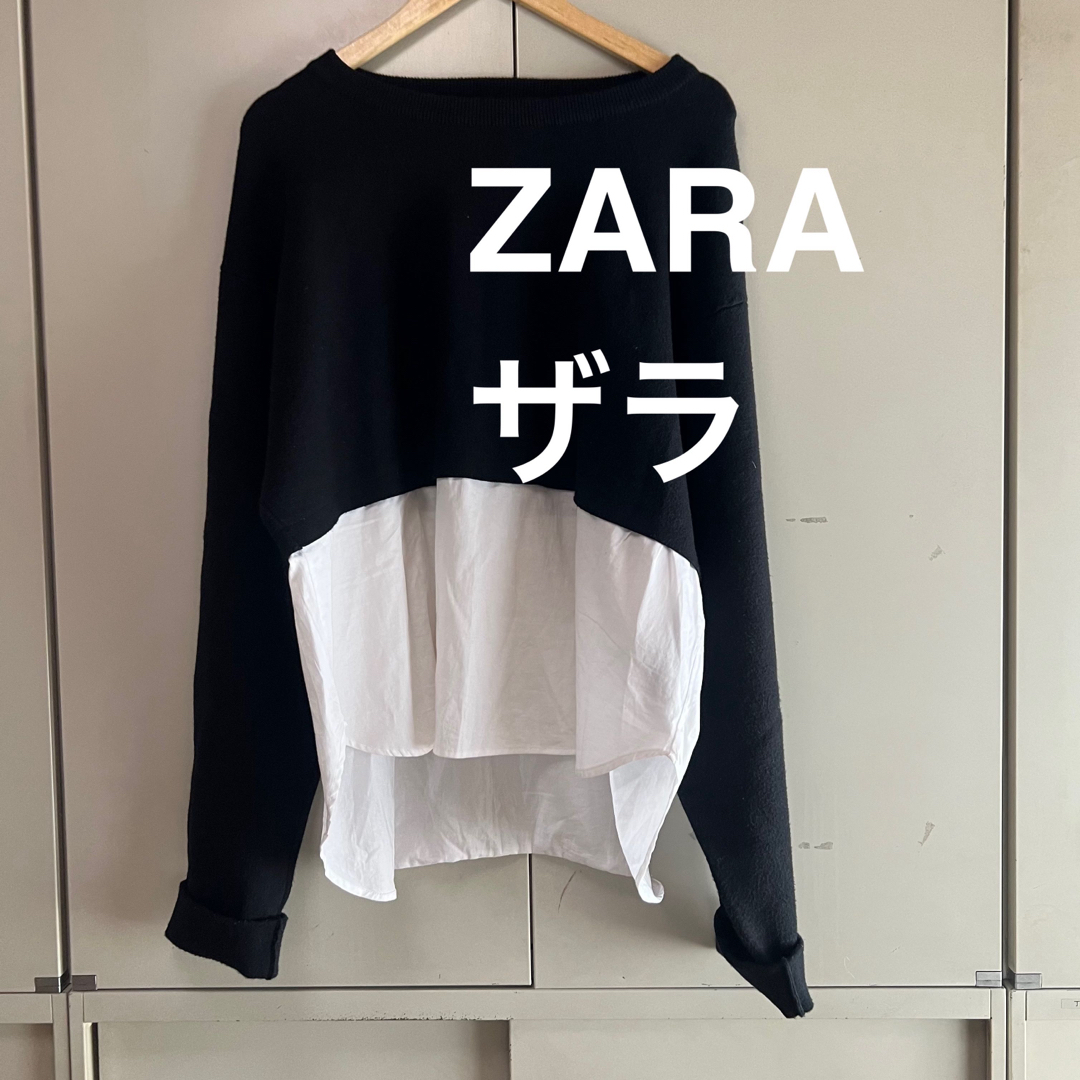 ZARA(ザラ)のZARA ドッキングチュニック　M レディースのトップス(チュニック)の商品写真