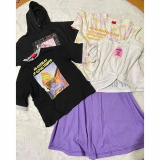 レピピアルマリオ(repipi armario)の子供服　女の子　まとめ売り　150㎝　レピピアルマリオ　ANAP  Tシャツ(Tシャツ/カットソー)