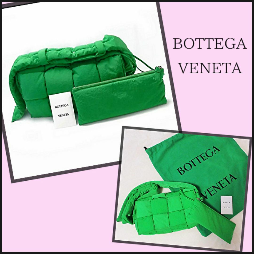 Bottega Veneta(ボッテガヴェネタ)の【BOTTEGA VENETA 】パデッド テック カセット　パラキート レディースのバッグ(ショルダーバッグ)の商品写真