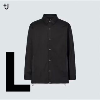 ユニクロ(UNIQLO)の【美品Lサイズ】　＋Jオーバーサイズシャツブルゾン　セット　UNIQLO ジル(ブルゾン)