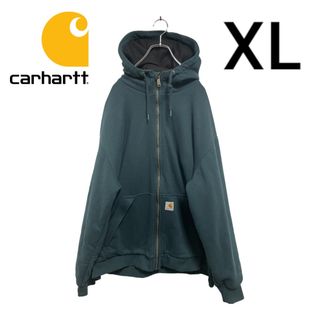 カーハート(carhartt)の【最安値】カーハート⭐︎レインディフェンダー⭐︎スウェット⭐︎パーカー⭐︎緑(パーカー)