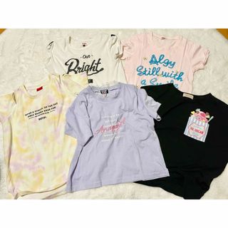 レピピアルマリオ(repipi armario)の子供服　まとめ売り　女の子　150㎝　Tシャツ　ALGY レピピ　ラブトキ(Tシャツ/カットソー)