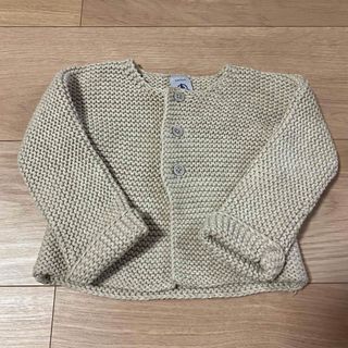 プチバトー(PETIT BATEAU)のプチバトー　カーディガン　12m(カーディガン/ボレロ)