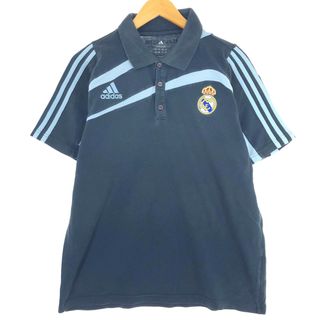 アディダス(adidas)の古着 00年代 アディダス adidas REAL MADRID レアルマドリード 半袖 ポロシャツ レディースS /eaa435818(ポロシャツ)