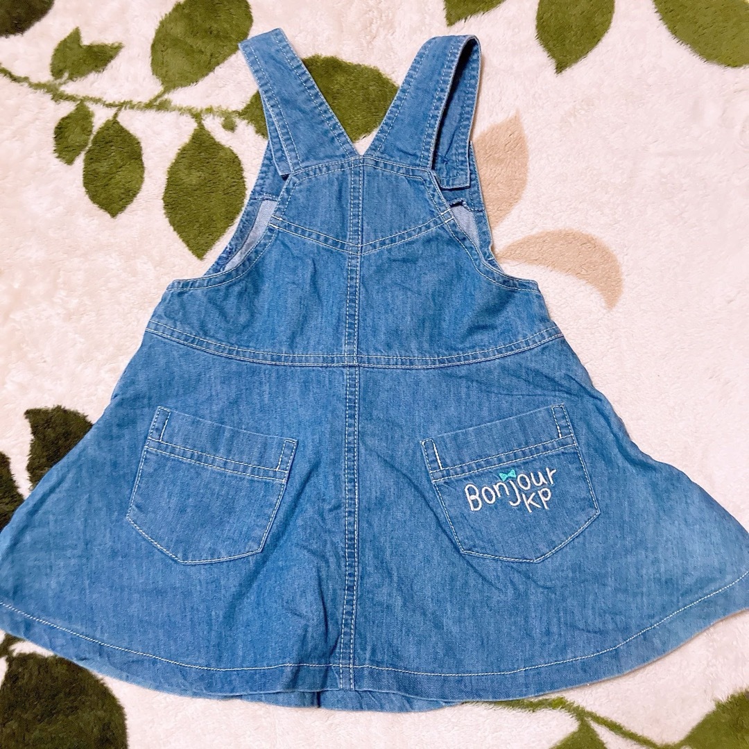 KP(ニットプランナー)のニットプランナー　ジャンバースカート　ワンピース　90 キッズ/ベビー/マタニティのキッズ服女の子用(90cm~)(ワンピース)の商品写真