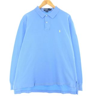 Ralph Lauren - 古着 ラルフローレン Ralph Lauren POLO by Ralph Lauren 長袖 ポロシャツ メンズL /eaa423443