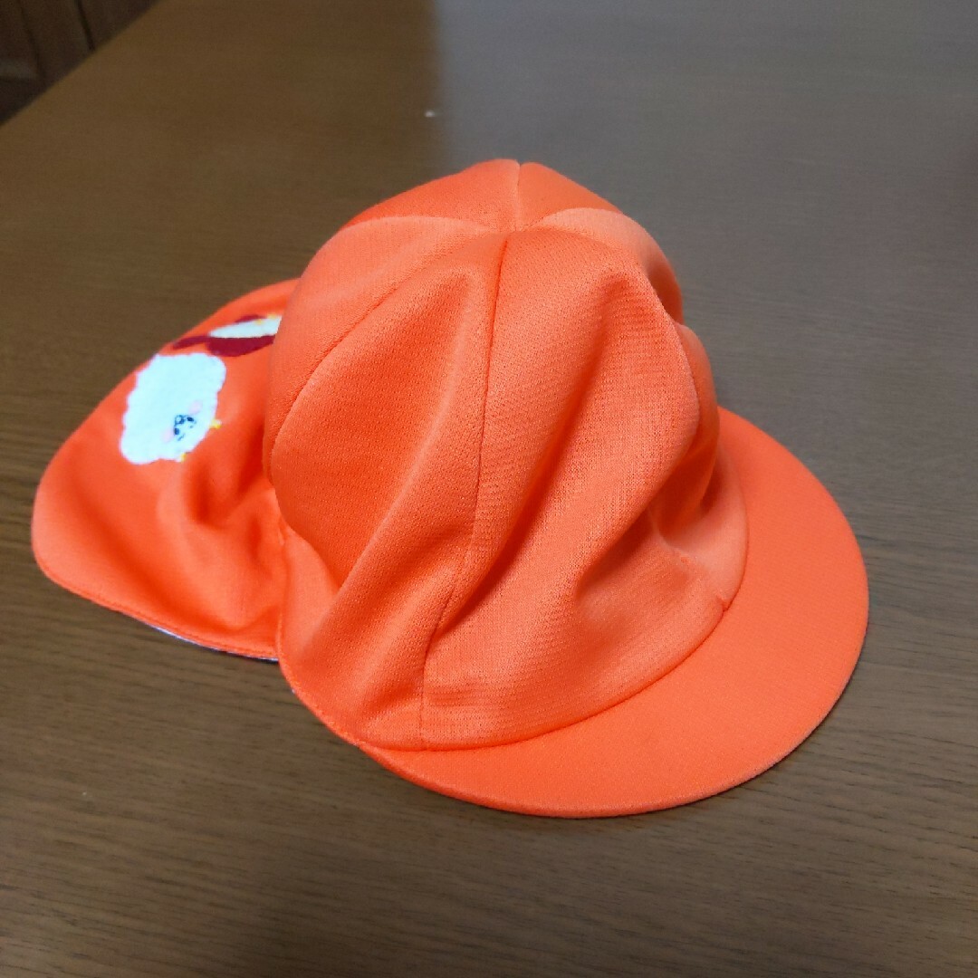 sa130/ カラー帽子 体操帽子 オレンジ キッズ/ベビー/マタニティのこども用ファッション小物(帽子)の商品写真