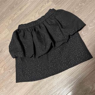 ザラ(ZARA)のZARA ザラ　ミニスカート　ペプラム　未使用(ミニスカート)