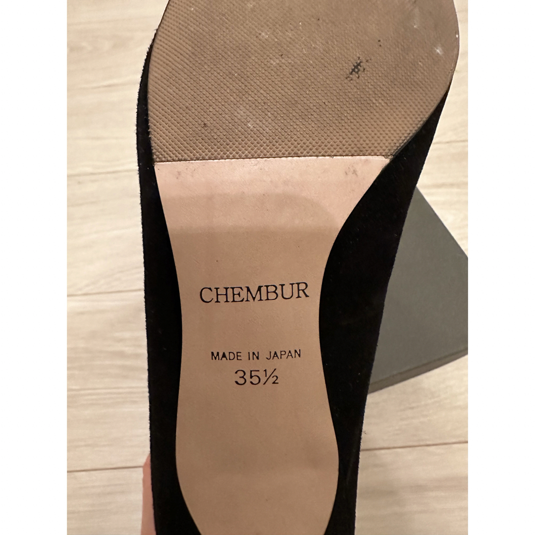 CHEMBUR(チェンバー)のチェンバー　黒パンプス　ヒール3.5センチ レディースの靴/シューズ(ハイヒール/パンプス)の商品写真