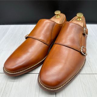 コールハーン(Cole Haan)の【COLE HAAN】コールハーン 8M 25.5 ダブルモンク 革靴 ブラウン(ドレス/ビジネス)