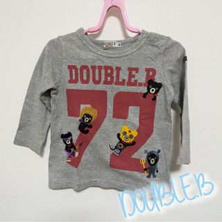 ダブルビー(DOUBLE.B)の【80】ダブルビー　長袖　ロンT(Ｔシャツ)