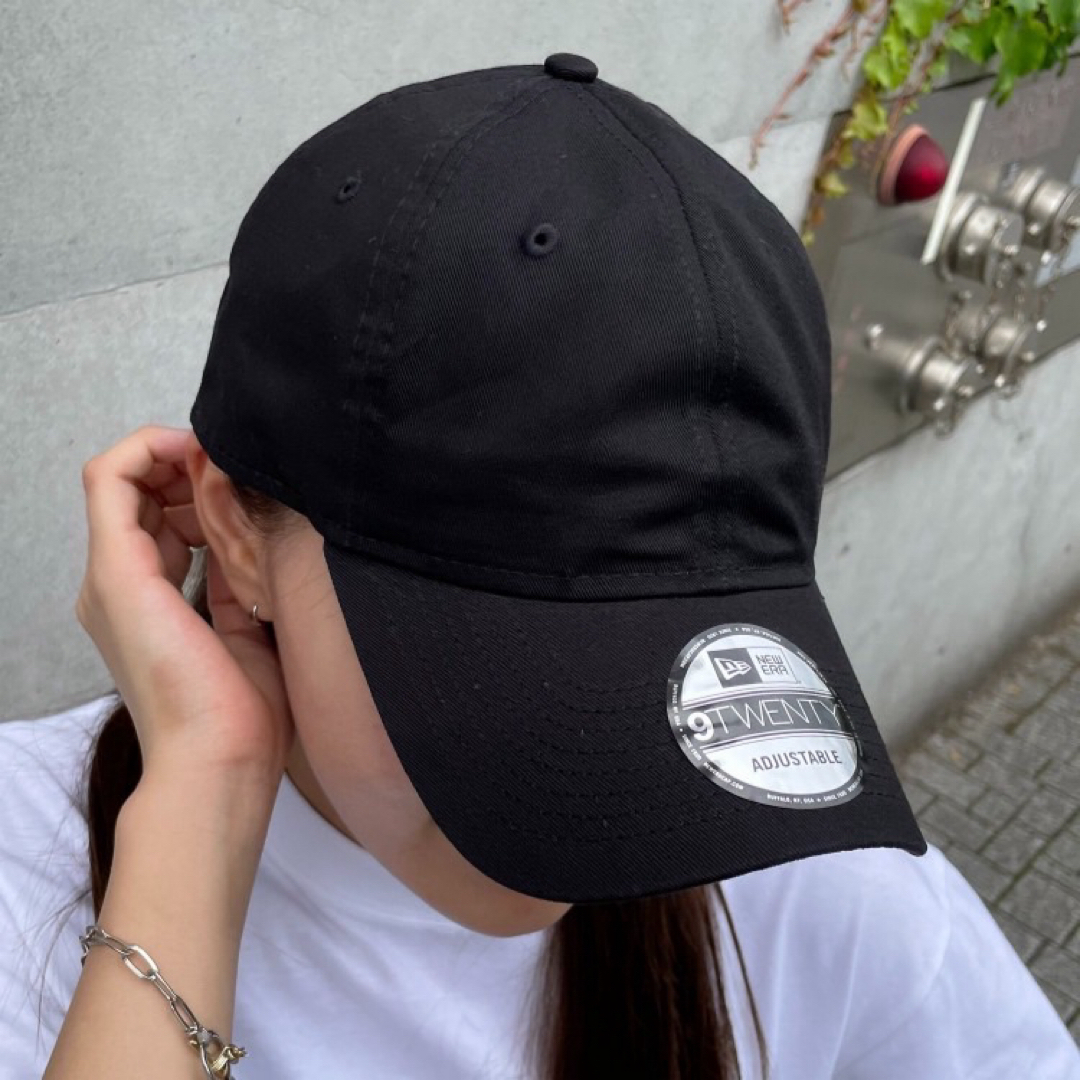 NEW ERA(ニューエラー)の【ニューエラ】新品未使用 NE201 9twenty 無地 キャップ ブラック レディースの帽子(キャップ)の商品写真