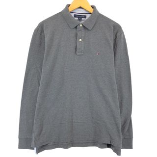 トミーヒルフィガー(TOMMY HILFIGER)の古着 トミーヒルフィガー TOMMY HILFIGER 長袖 ポロシャツ メンズL /eaa413883(ポロシャツ)