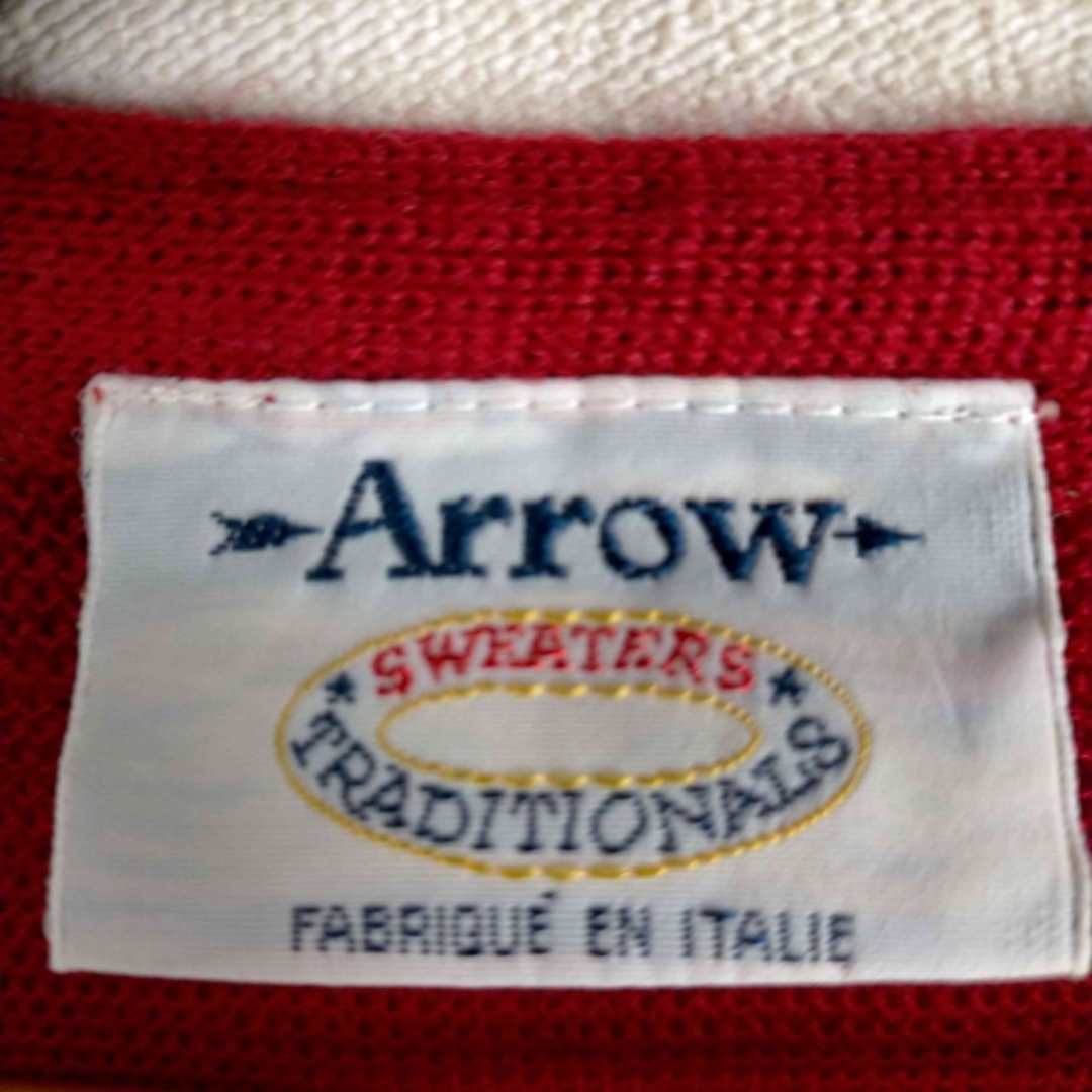 ARROW(アロー)のARROW(アロー) 80s-90s イタリア製 ロゴ刺繍カーディガン メンズ メンズのトップス(カーディガン)の商品写真