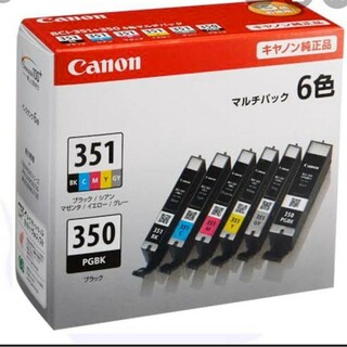 キヤノン(Canon)のキヤノン　純正品　インクカートリッジ　BCI-351+350/6MP　新品(OA機器)