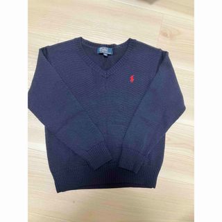 ポロラルフローレン(POLO RALPH LAUREN)のポロラルフローレン　Vネック　セーター　110 長袖(ニット)