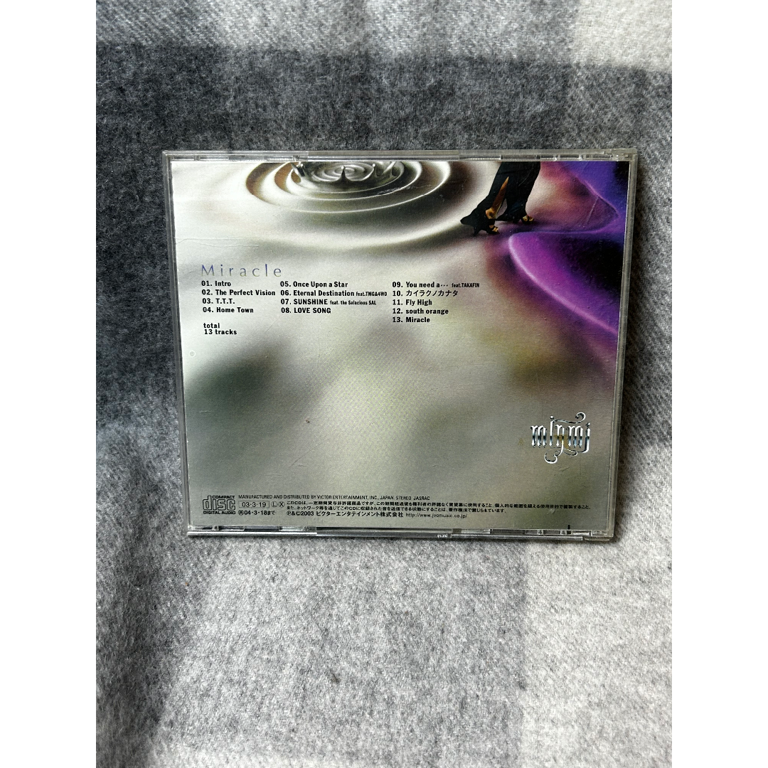 Minmi : Miracle エンタメ/ホビーのCD(ポップス/ロック(邦楽))の商品写真