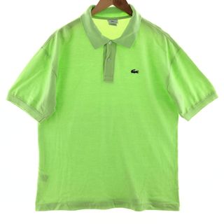 ラコステ(LACOSTE)の古着 ラコステ LACOSTE 半袖 ポロシャツ 7 メンズXXL /eaa381324(ポロシャツ)