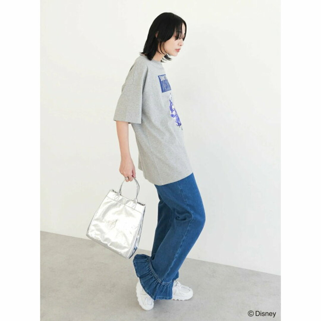 green parks(グリーンパークス)の【杢グレー】ズートピア/グラフィックTEE 24SS/Disney レディースのトップス(カットソー(長袖/七分))の商品写真