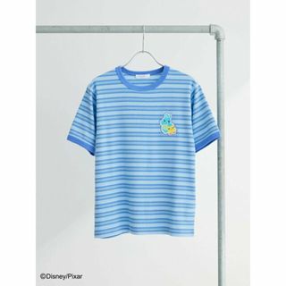 グリーンパークス(green parks)の【ブルー】トイストーリー/マルチボーダーワッペンTEE 24SS/Disney(カットソー(長袖/七分))