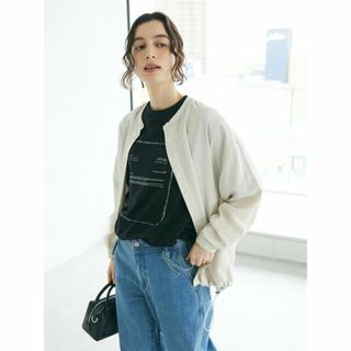 クラフトスタンダードブティック(CRAFT STANDARD BOUTIQUE)の【アイボリー】レーヨントロミ羽織りシャツ/24SS(シャツ/ブラウス(長袖/七分))