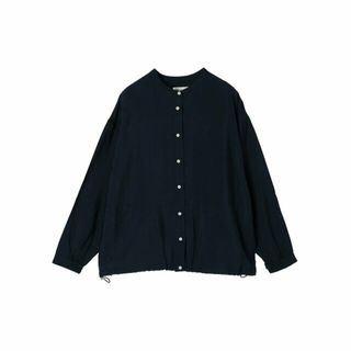 クラフトスタンダードブティック(CRAFT STANDARD BOUTIQUE)の【ネイビー】レーヨントロミ羽織りシャツ/24SS(シャツ/ブラウス(長袖/七分))