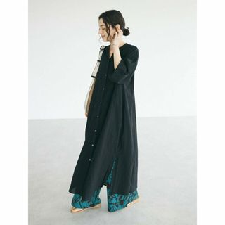 クラフトスタンダードブティック(CRAFT STANDARD BOUTIQUE)の【ブラック】ジョーゼットワンピース/24SS(ロングワンピース/マキシワンピース)