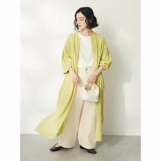 クラフトスタンダードブティック(CRAFT STANDARD BOUTIQUE)の【イエロー】ジョーゼットワンピース/24SS(ロングワンピース/マキシワンピース)