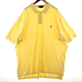 ラルフローレン(Ralph Lauren)の古着 ビッグサイズ ラルフローレン Ralph Lauren POLO by Ralph Lauren 半袖 ポロシャツ メンズXXXXL/eaa382031(ポロシャツ)