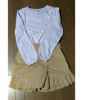 マザウェイズ(motherways)のカットソー　キュロット　150(パンツ/スパッツ)